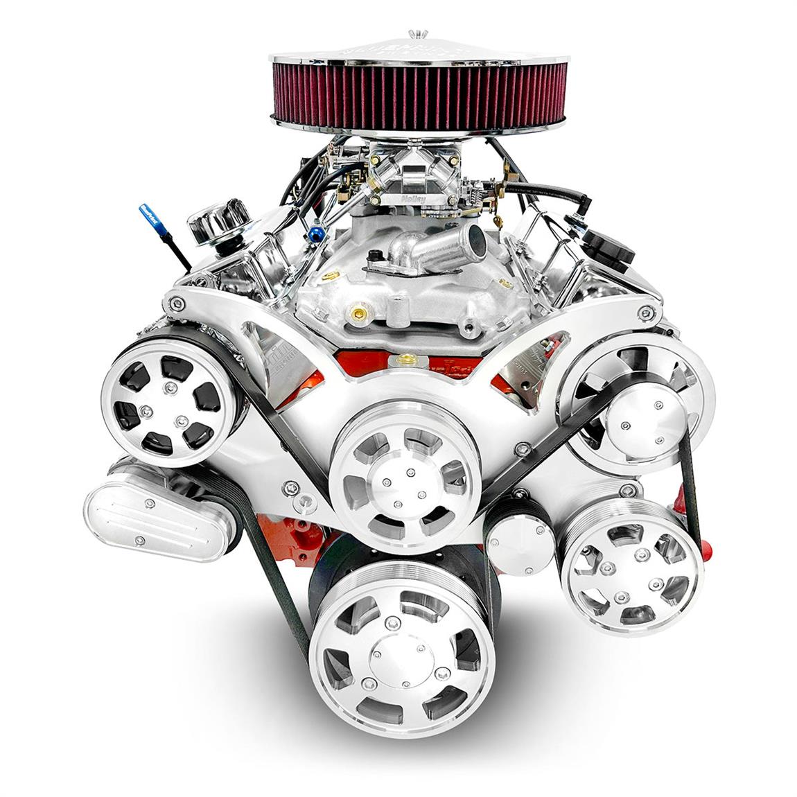 BluePrint Engines B454KTKX SBC 454/563HP w/ TKX, Carbureted, Pol. - Image 2